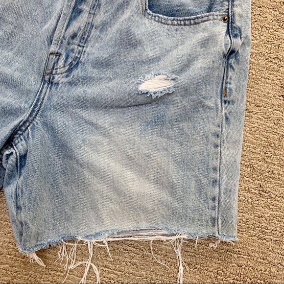 Pistola Devin High Waist Distressed Cutoff Denim Shorts Sz 29 - Picture 8 of 14